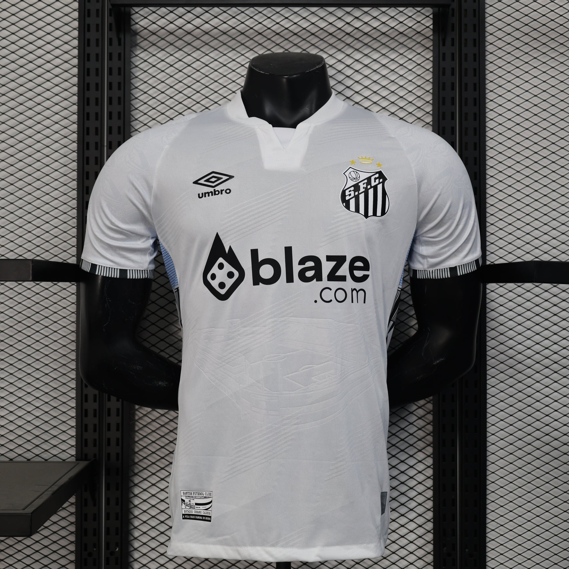 2026 Santos White Home Player Version Jersey sports jersey product view 1