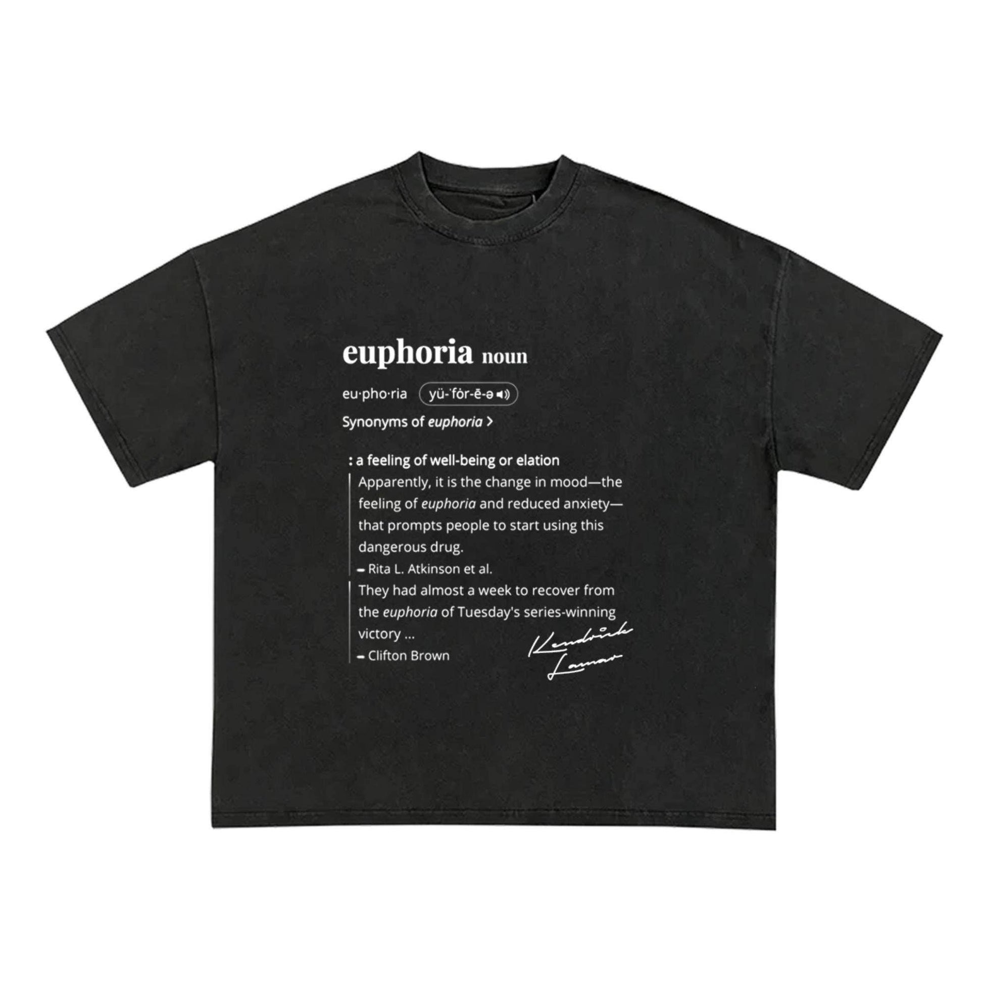 Kendrick Lamar Euphoria Graphic T-Shirt - Casual Streetwear Unisex T-shirt, Sweatshirt, Hoodie, Long Sleeve Tee - T-Shirt, Sweatshirt, Hoodie