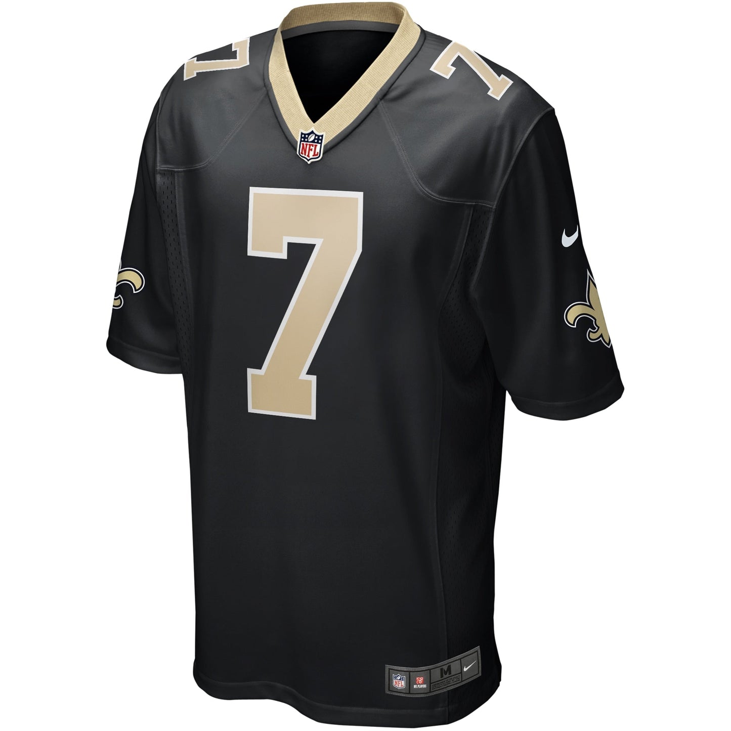 Morten Andersen New Orleans Saints Game Retired Jersey - Black football jersey product view 2