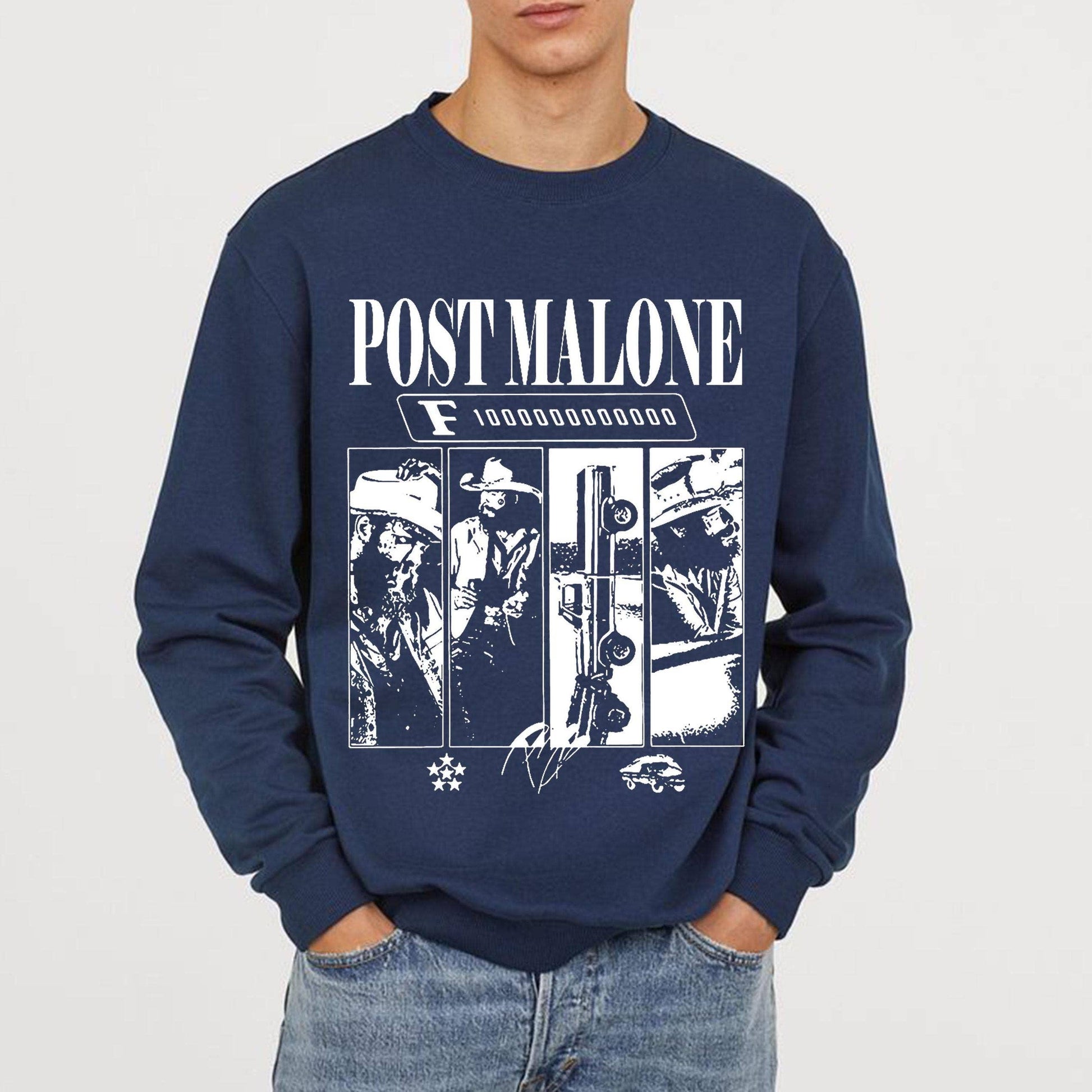 Post Malone Retro Rap Music Tour Tee 90s Rapper Bootleg Fans Unisex T-shirt, Sweatshirt, Hoodie, Long Sleeve Tee - T-Shirt, Sweatshirt, Hoodie