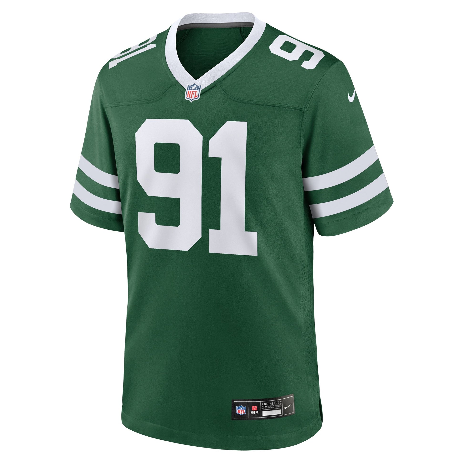 Braiden McGregor New York Jets Team Game Jersey - Legacy Green football jersey product view 2