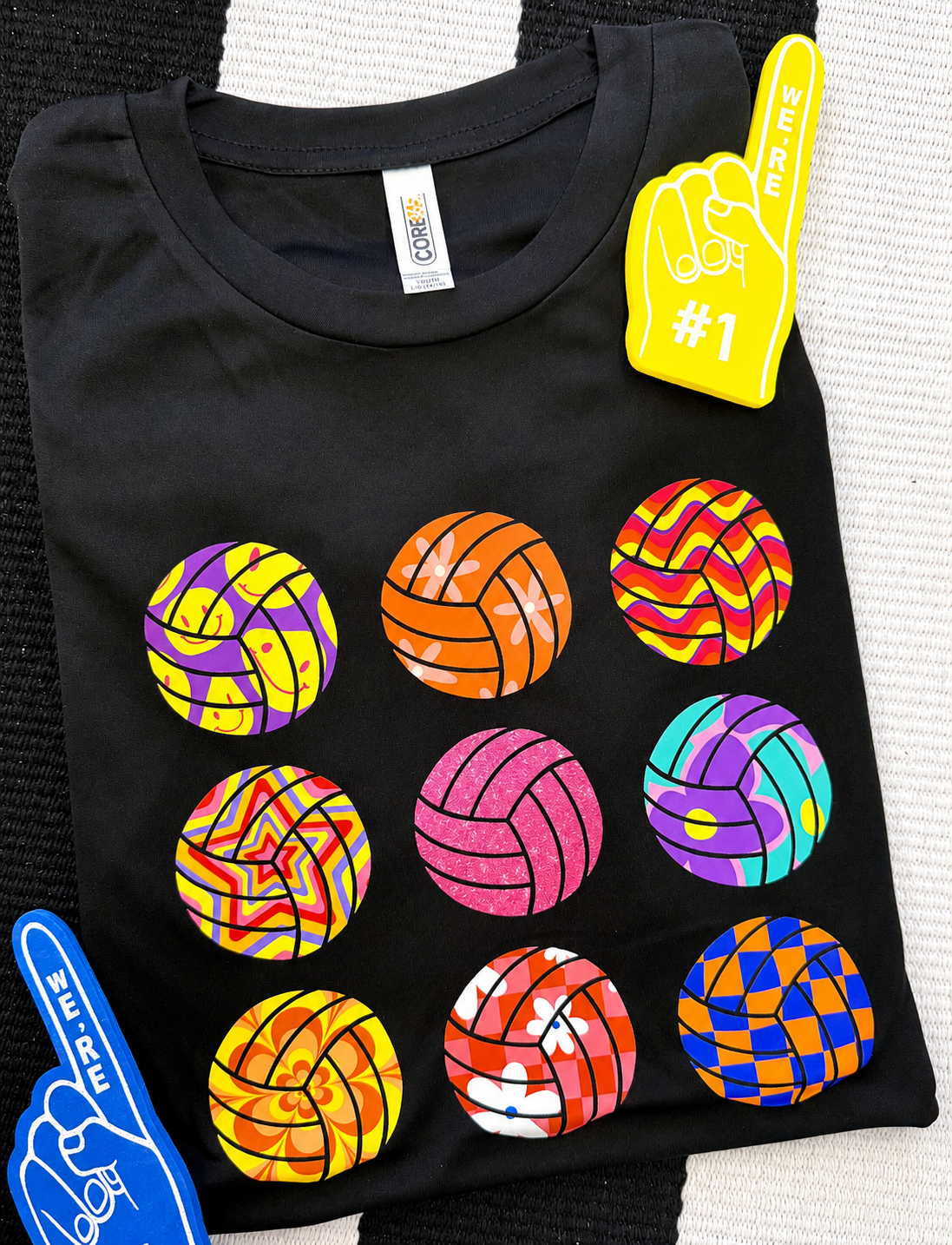 Funky Volleyballs Dri Fit Tee Unisex T-shirt, Sweatshirt, Hoodie, Long Sleeve Tee - T-Shirt, Sweatshirt, Hoodie