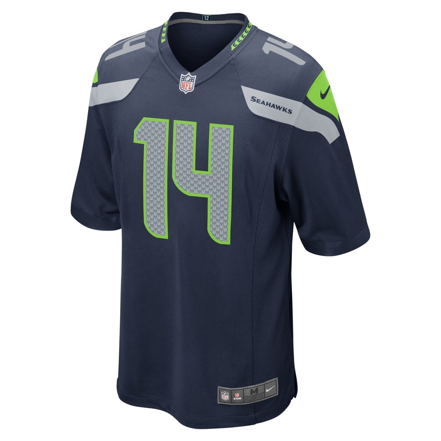 DK Metcalf Seattle Seahawks Game Team Jersey - College Navy football jersey product view 2