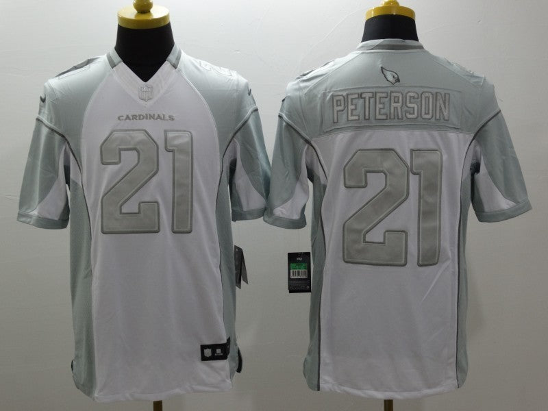 Men's Arizona Cardinals Patrick Peterson #21 White Game Jerseys football jersey product view 1