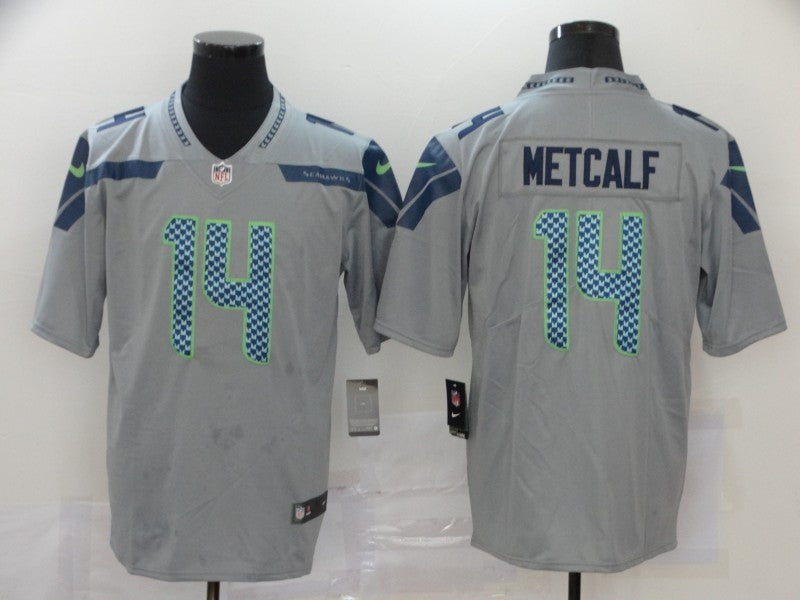 Men's Seattle Seahawks DK Metcalf Gray Game Jersey football jersey product view 1