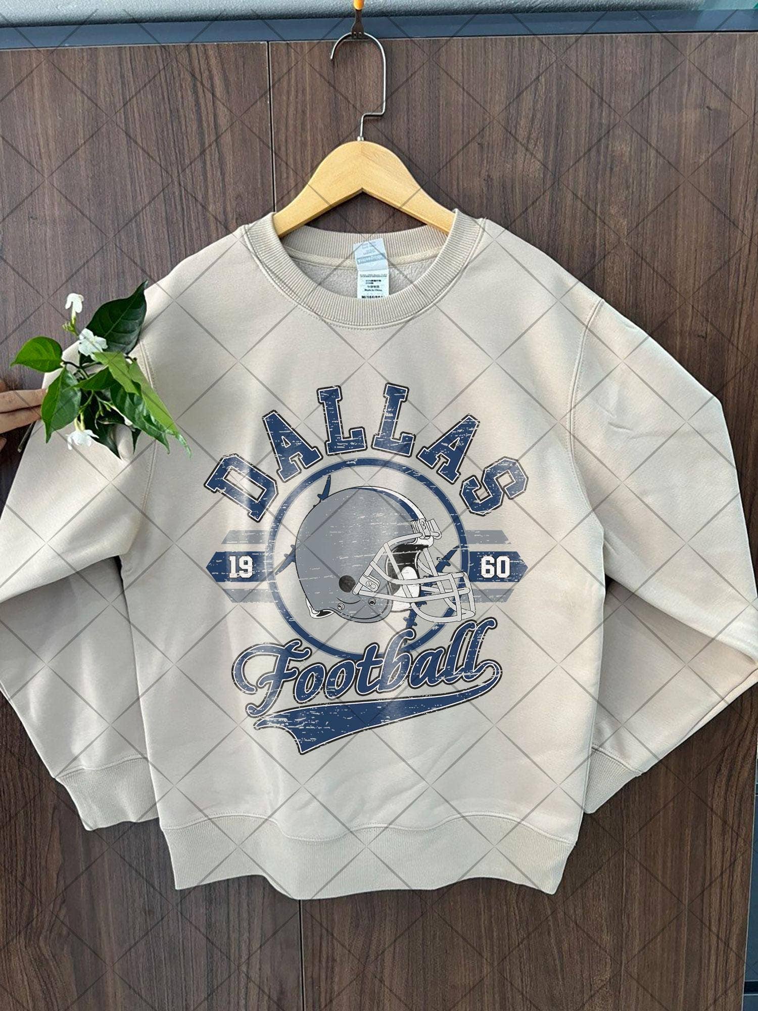 Vintage Dallas Football Shirt - Game Day Football Bundle Unisex T-shirt, Sweatshirt, Hoodie, Long Sleeve Tee - T-Shirt, Sweatshirt, Hoodie