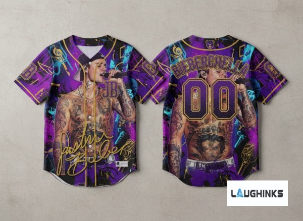 Bieberchella 2026 Justin Bieber Coachella AOP Baseball Jersey Shirt Unisex T-shirt, Sweatshirt, Hoodie, Long Sleeve Tee - T-Shirt, Sweatshirt, Hoodie