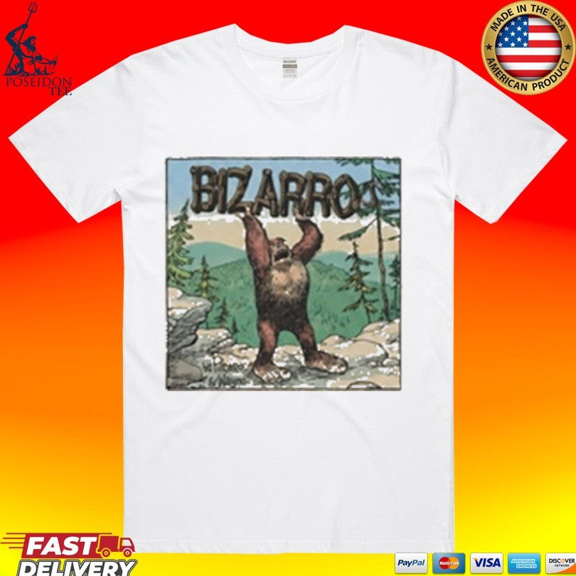 Bizarro Bigfoot Nature T-shirt Unisex T-shirt, Sweatshirt, Hoodie, Long Sleeve Tee - T-Shirt, Sweatshirt, Hoodie