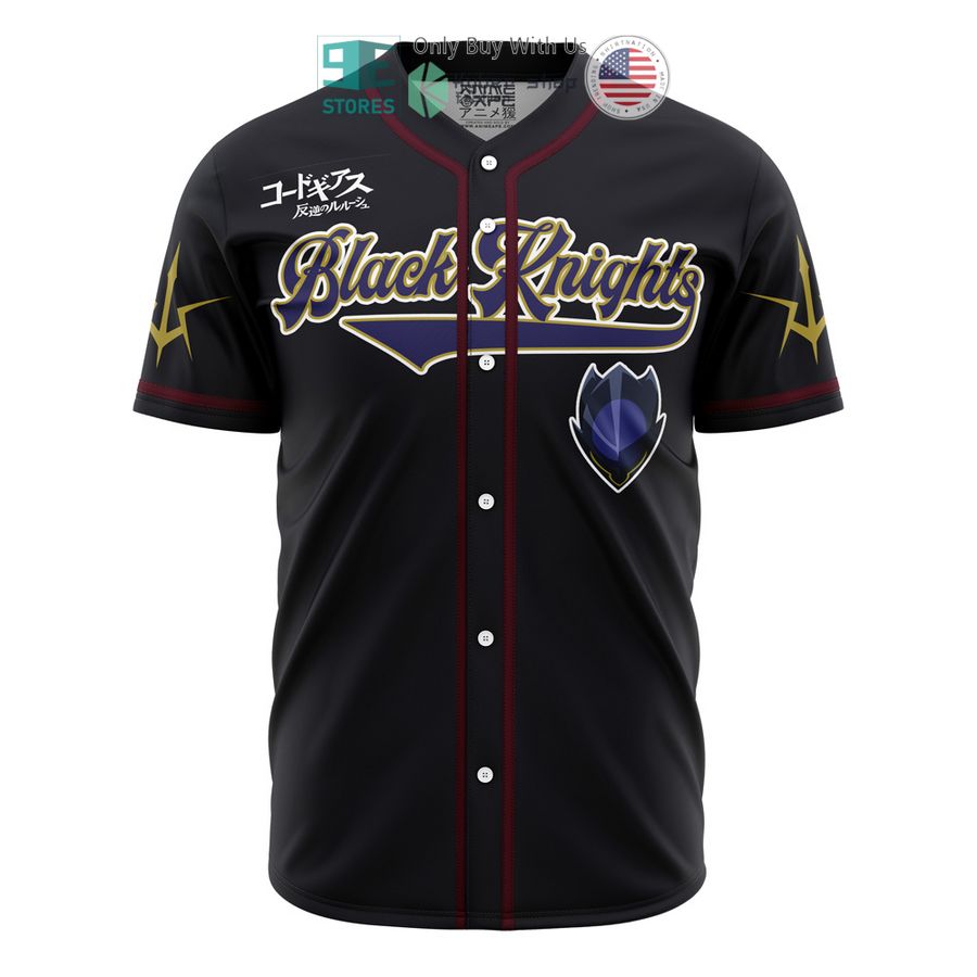 BEST Black Knights Zero Code Geass Baseball Jersey Unisex T-shirt, Sweatshirt, Hoodie, Long Sleeve Tee - T-Shirt, Sweatshirt, Hoodie