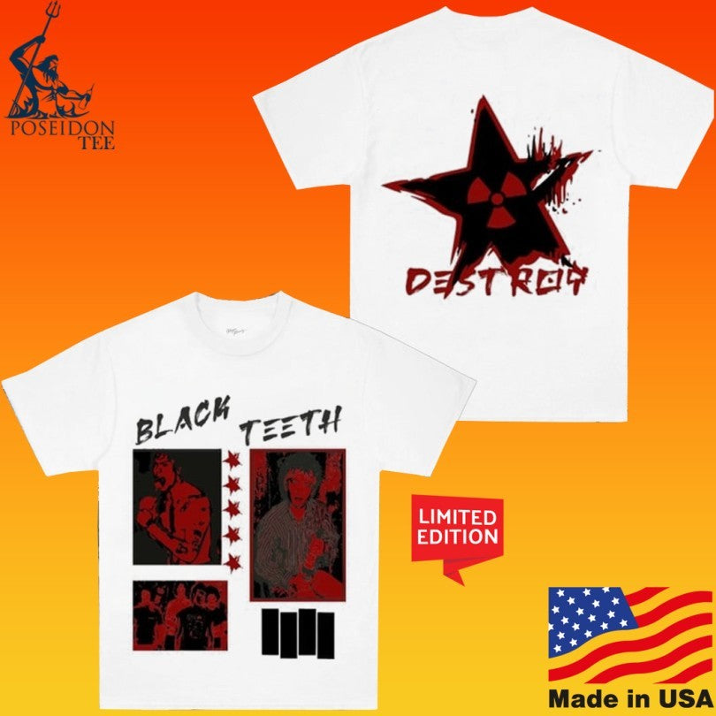 Black Teeth Destroy Im Trying To A Start A Punk Clothing Brand T-shirt Unisex T-shirt, Sweatshirt, Hoodie, Long Sleeve Tee - T-Shirt, Sweatshirt, Hoodie