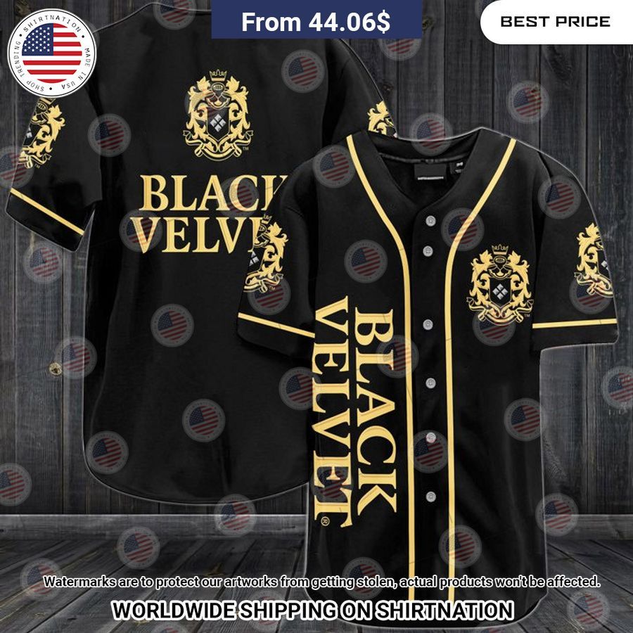 Black Velvet Baseball Shirt Unisex T-shirt, Sweatshirt, Hoodie, Long Sleeve Tee - T-Shirt, Sweatshirt, Hoodie