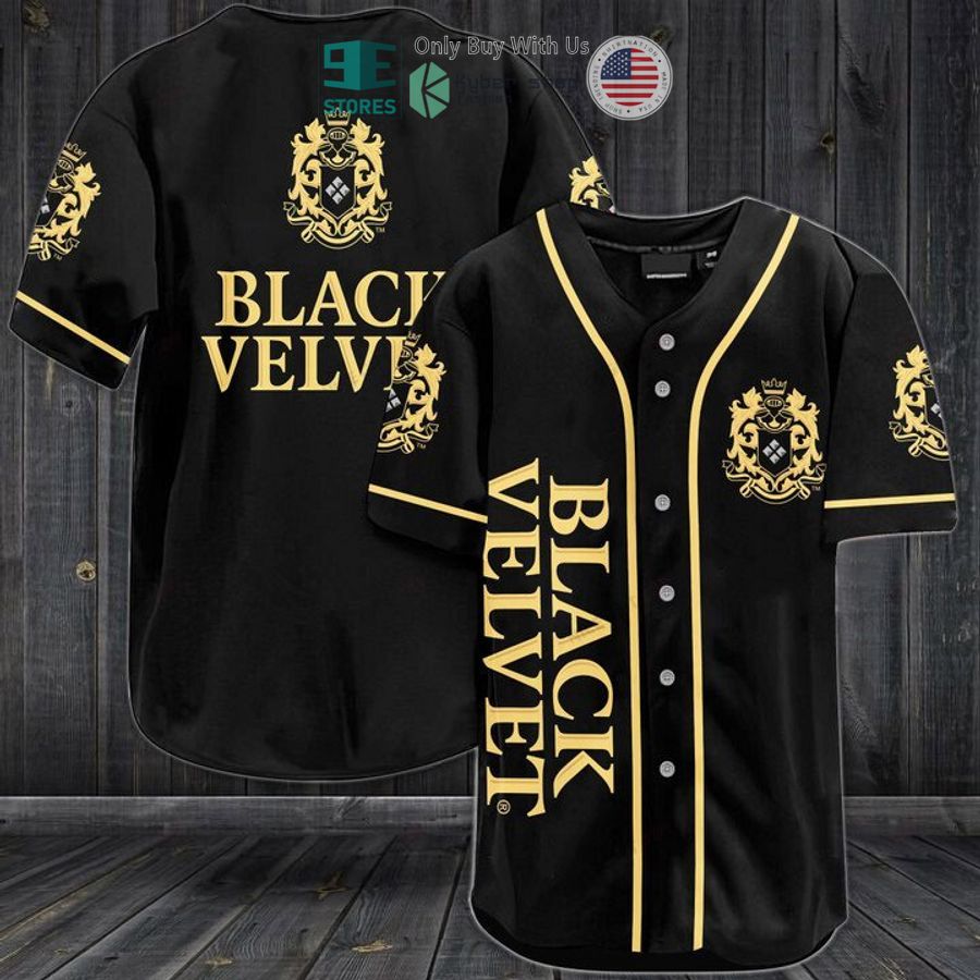 BEST Black Velvet logo black Baseball Jersey Unisex T-shirt, Sweatshirt, Hoodie, Long Sleeve Tee - T-Shirt, Sweatshirt, Hoodie