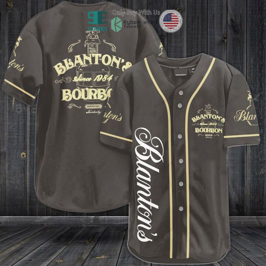 BEST Blanton's Bourbon grey Baseball Jersey Unisex T-shirt, Sweatshirt, Hoodie, Long Sleeve Tee - T-Shirt, Sweatshirt, Hoodie