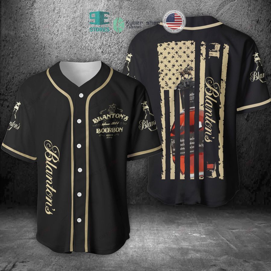 BEST Blanton's United States Flag black Baseball Jersey Unisex T-shirt, Sweatshirt, Hoodie, Long Sleeve Tee - T-Shirt, Sweatshirt, Hoodie