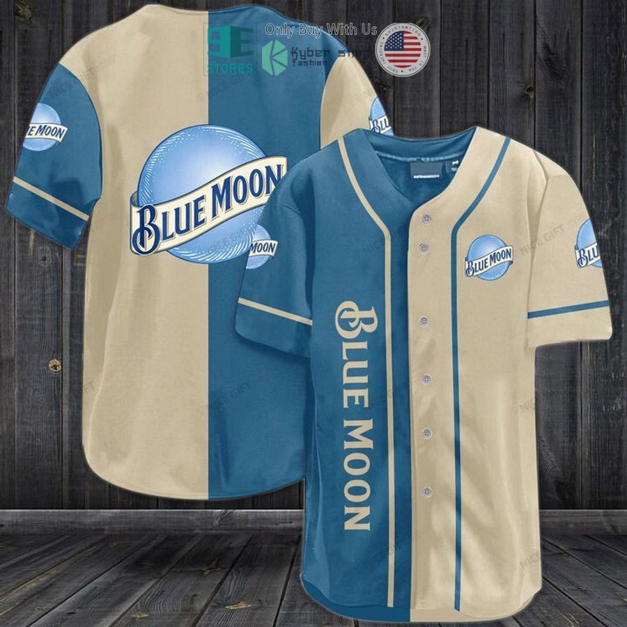 BEST Blue Moon blue grey Baseball Jersey Unisex T-shirt, Sweatshirt, Hoodie, Long Sleeve Tee - T-Shirt, Sweatshirt, Hoodie