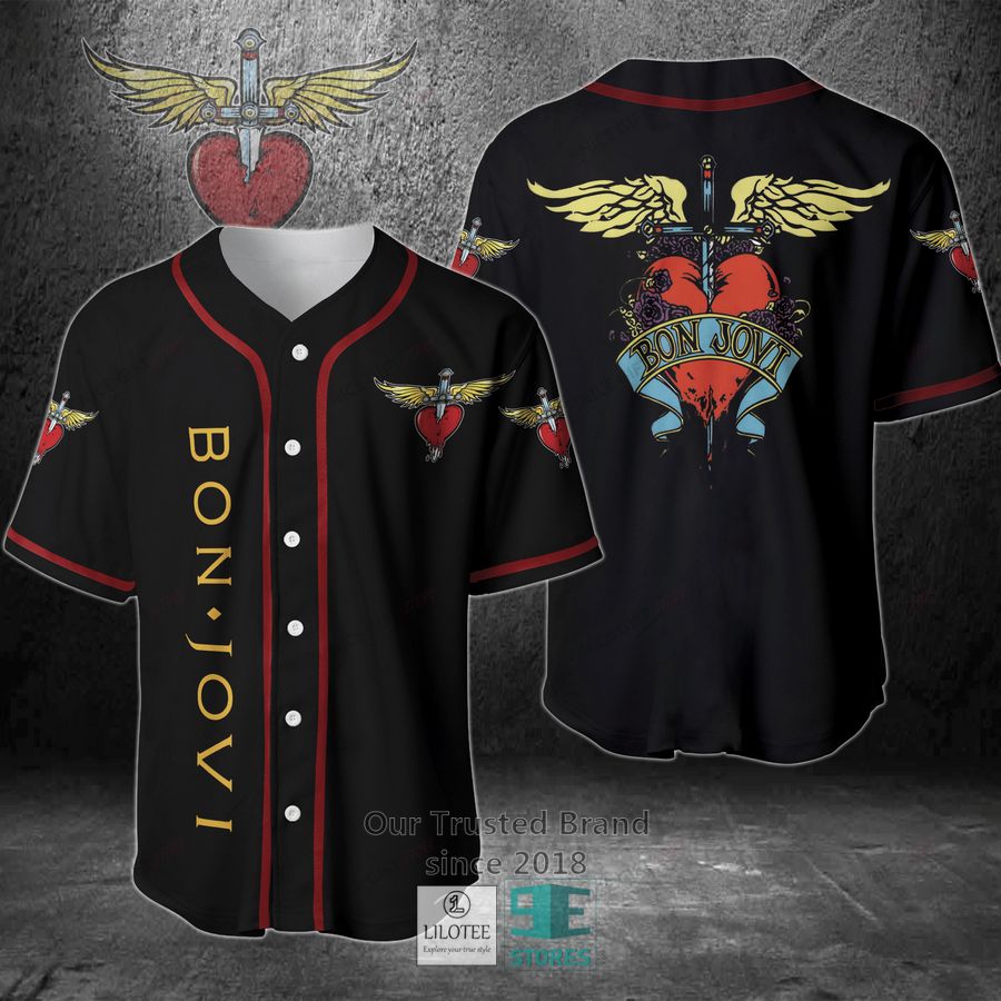 Bon Jovi Baseball Jersey Unisex T-shirt, Sweatshirt, Hoodie, Long Sleeve Tee - T-Shirt, Sweatshirt, Hoodie