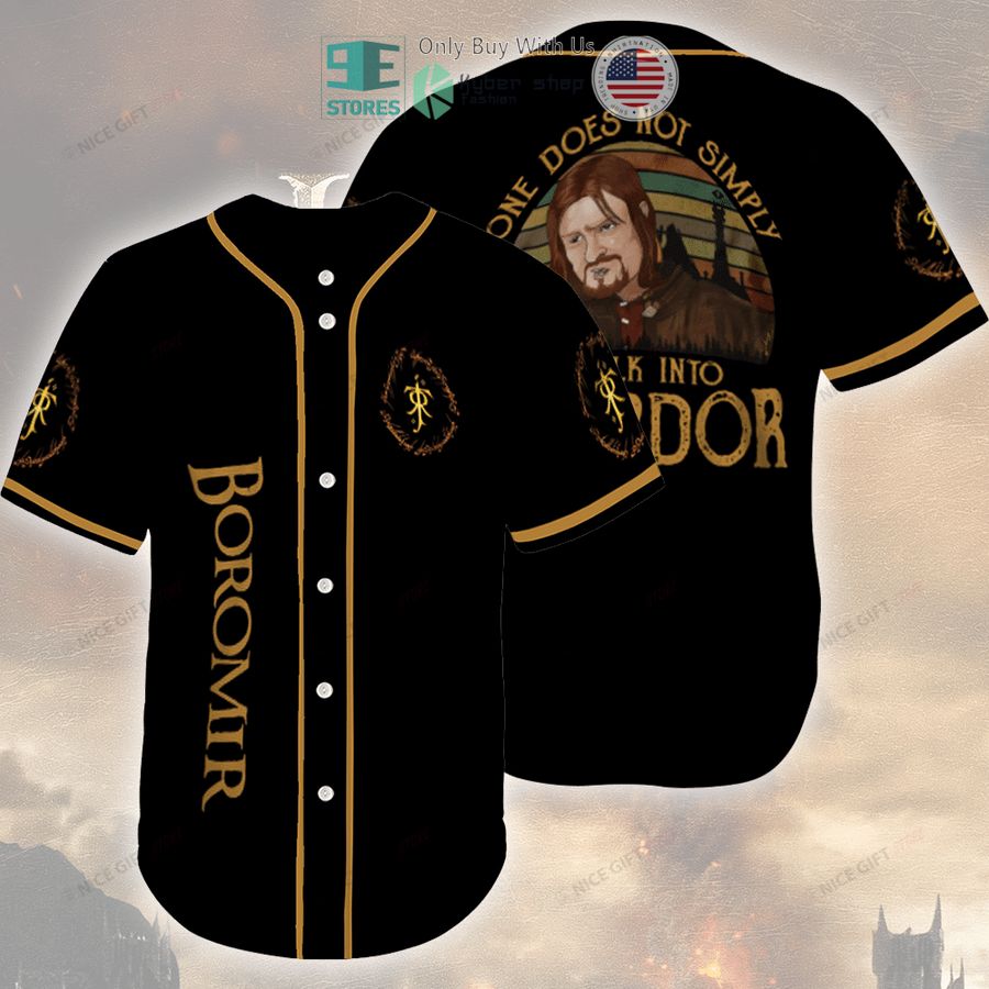BEST Boromir One does not simply Baseball Jersey Unisex T-shirt, Sweatshirt, Hoodie, Long Sleeve Tee - T-Shirt, Sweatshirt, Hoodie