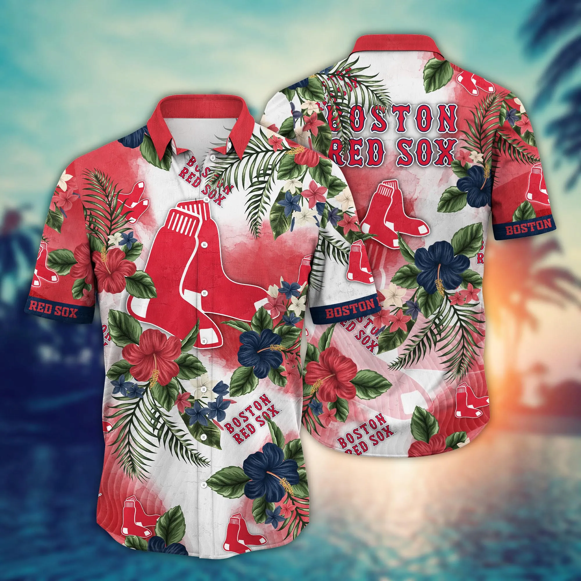 Boston Red Sox MLB Hawaiian Shirt Surfingtime Game Of Goals Shirts Unisex T-shirt, Sweatshirt, Hoodie, Long Sleeve Tee - T-Shirt, Sweatshirt, Hoodie