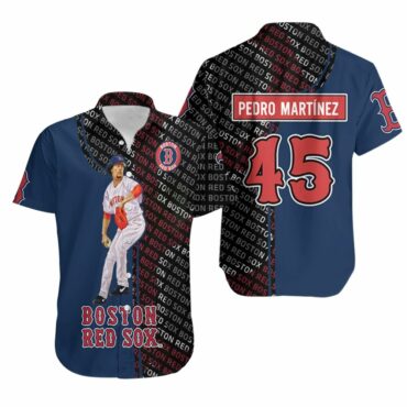 Boston Red Sox Pedro Martnez Legend Hawaiian Shirt Unisex T-shirt, Sweatshirt, Hoodie, Long Sleeve Tee - T-Shirt, Sweatshirt, Hoodie