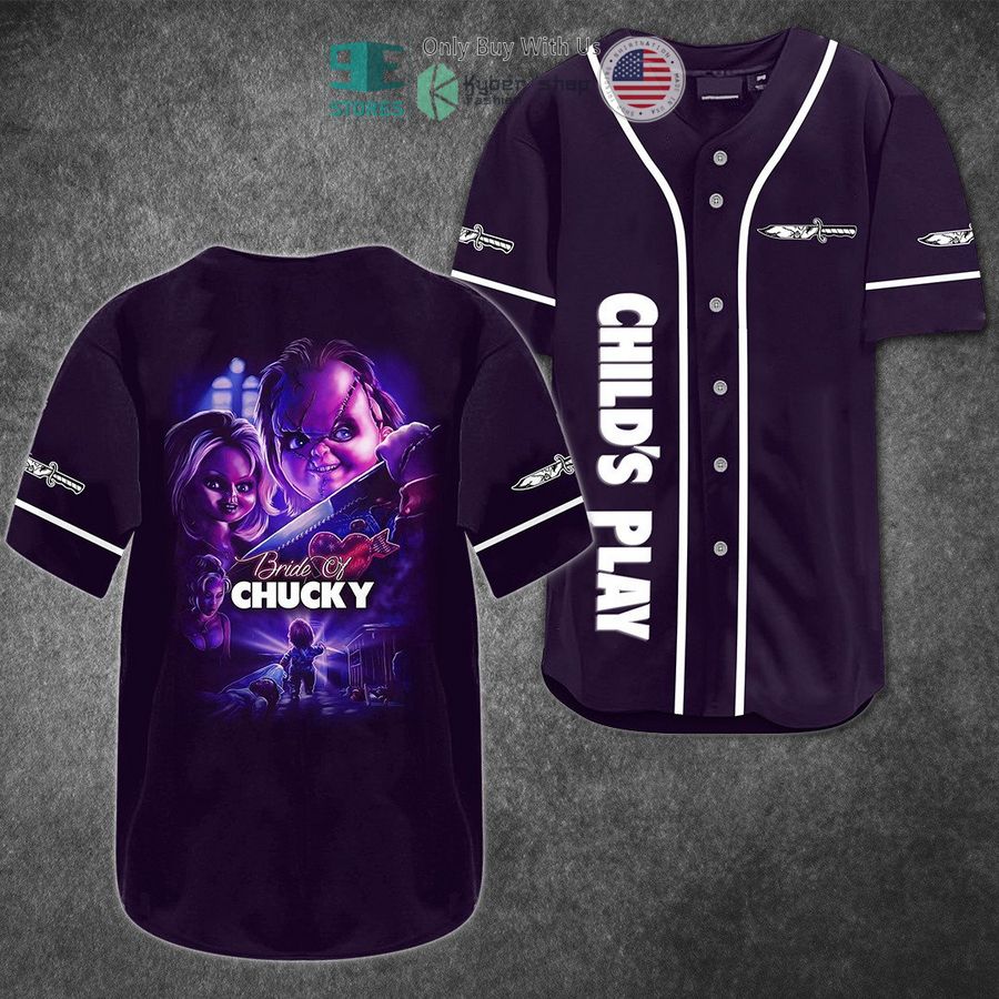 BEST Bride of Chucky Child's Play Baseball Jersey Unisex T-shirt, Sweatshirt, Hoodie, Long Sleeve Tee - T-Shirt, Sweatshirt, Hoodie
