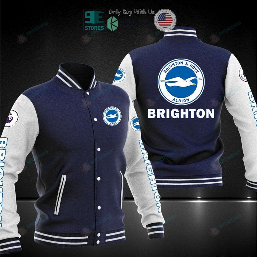 BEST Brighton and Hove Albion Baseball Jacket Unisex T-shirt, Sweatshirt, Hoodie, Long Sleeve Tee - T-Shirt, Sweatshirt, Hoodie