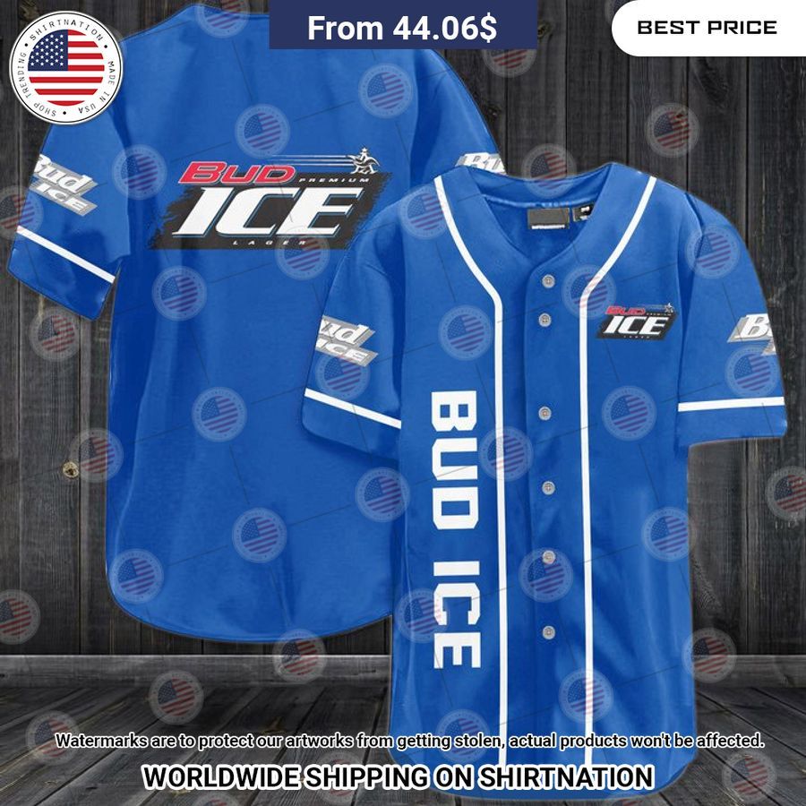 Bud ice Baseball Shirt Unisex T-shirt, Sweatshirt, Hoodie, Long Sleeve Tee - T-Shirt, Sweatshirt, Hoodie