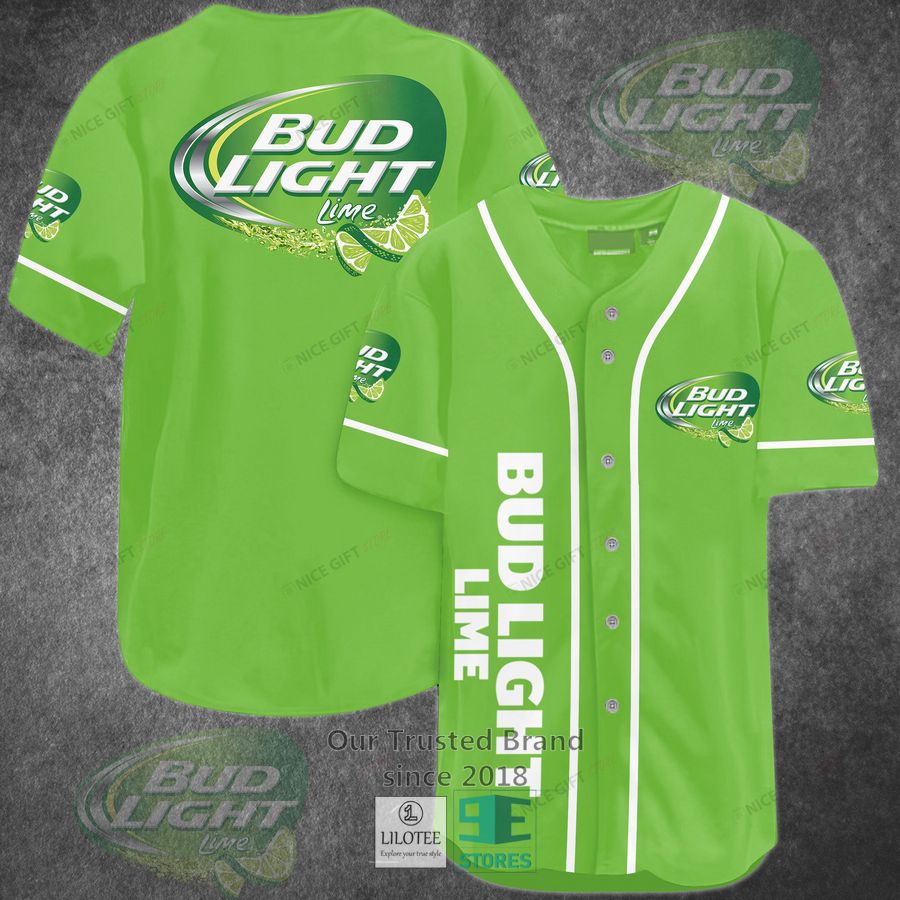Bud Light Lime Baseball Jersey Unisex T-shirt, Sweatshirt, Hoodie, Long Sleeve Tee - T-Shirt, Sweatshirt, Hoodie