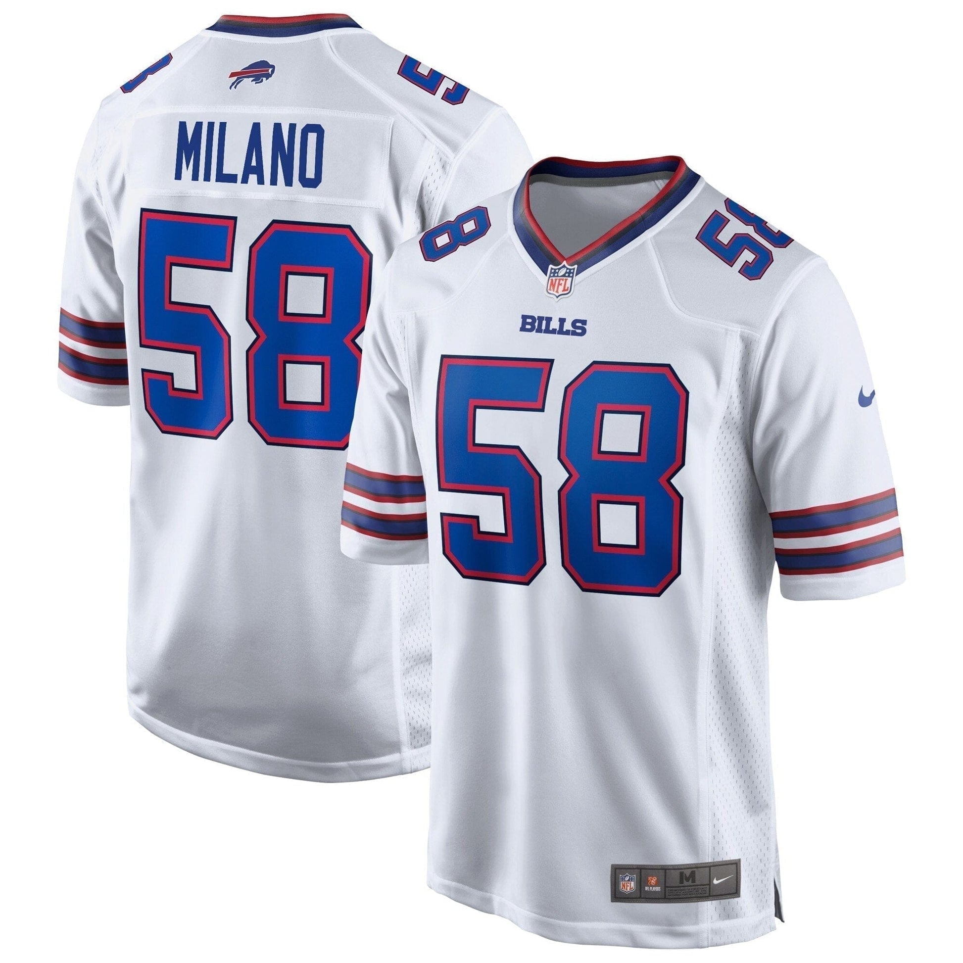 Matt Milano Buffalo Bills Jersey football jersey product view 1