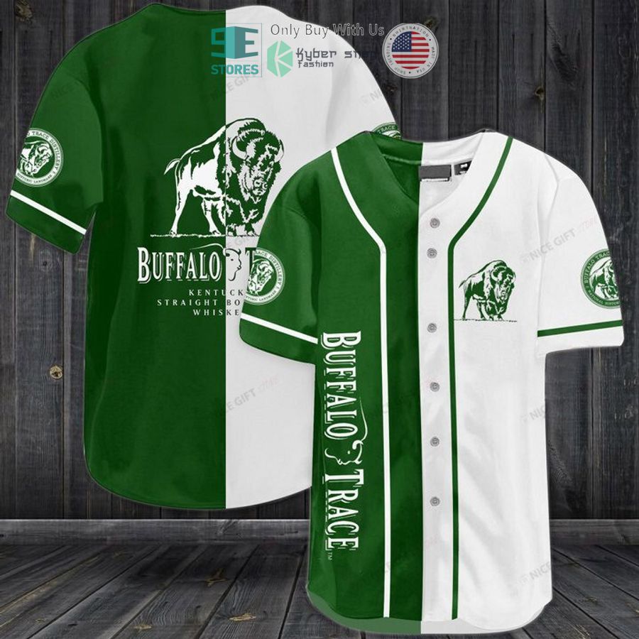 BEST Buffalo Trace green white Baseball Jersey Unisex T-shirt, Sweatshirt, Hoodie, Long Sleeve Tee - T-Shirt, Sweatshirt, Hoodie