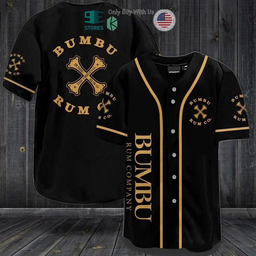 BEST Bumbu Rum Company black Baseball Jersey Unisex T-shirt, Sweatshirt, Hoodie, Long Sleeve Tee - T-Shirt, Sweatshirt, Hoodie
