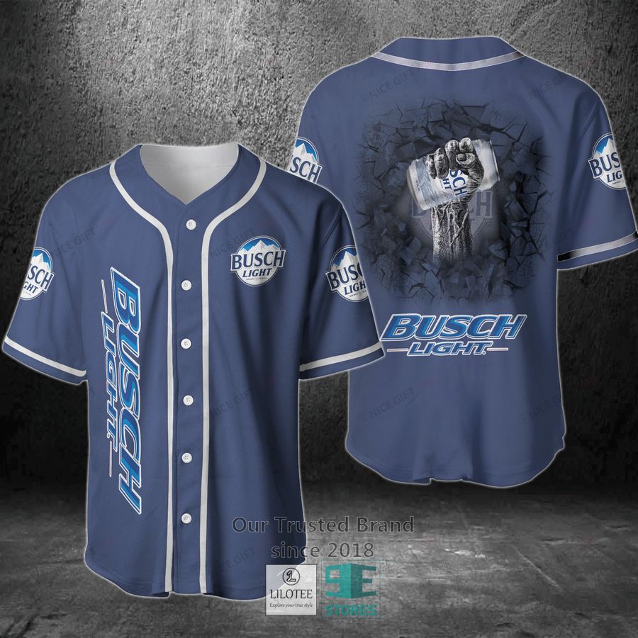 Busch Light Hand Zombie Baseball Jersey Unisex T-shirt, Sweatshirt, Hoodie, Long Sleeve Tee - T-Shirt, Sweatshirt, Hoodie