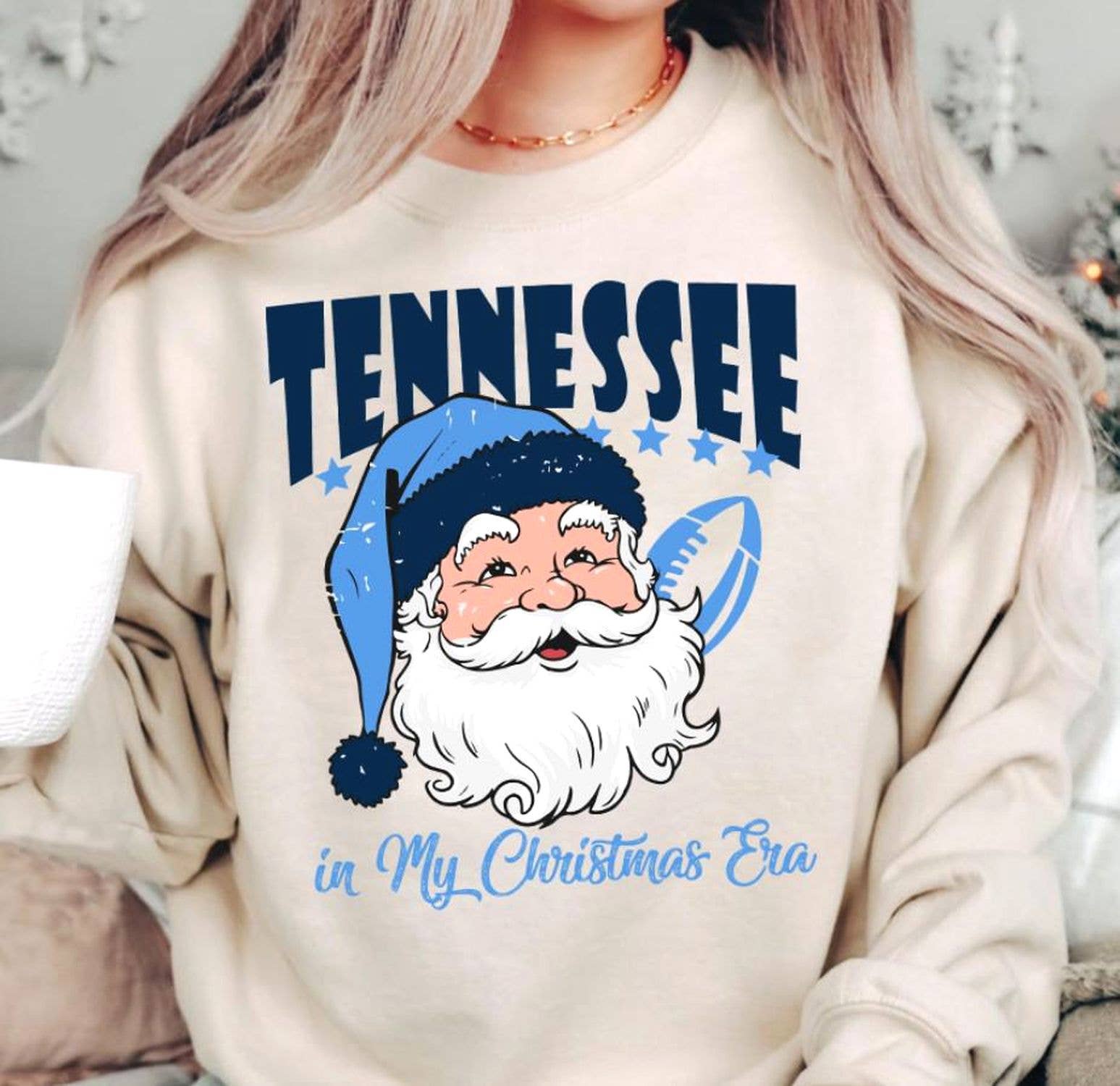 Vintage Tennessee Football Christmas Era Unisex Sweatshirt Unisex T-shirt, Sweatshirt, Hoodie, Long Sleeve Tee - T-Shirt, Sweatshirt, Hoodie