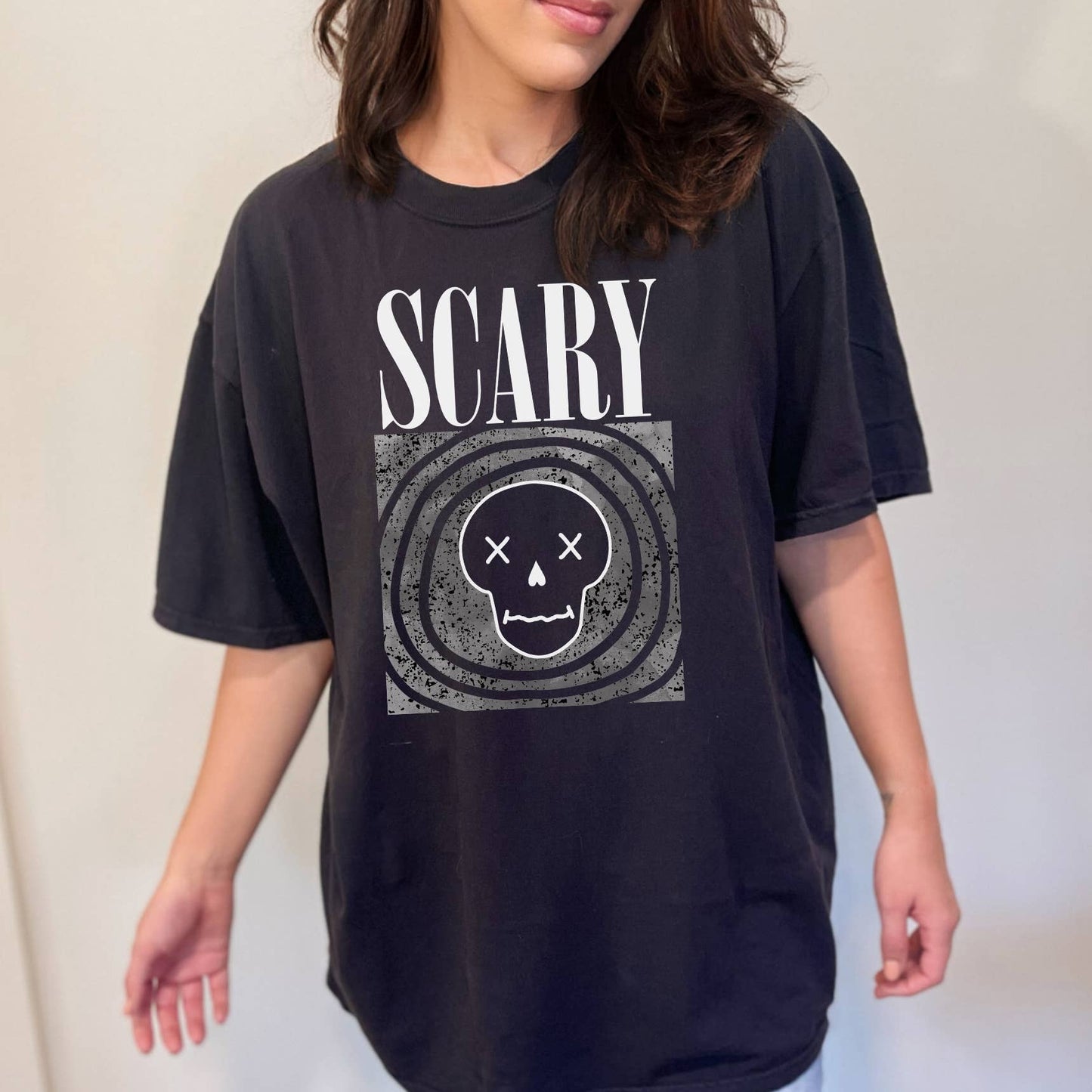 Scary Skeleton Tee | Halloween | Sizes S-2XL Unisex T-shirt, Sweatshirt, Hoodie, Long Sleeve Tee - T-Shirt, Sweatshirt, Hoodie