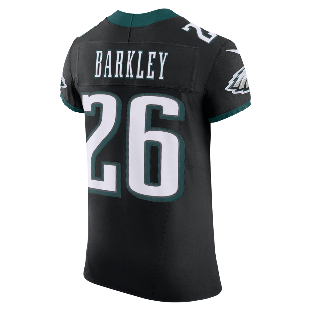 P.Eagles #26 Saquon Barkley Black Alternate Vapor F.U.S.E. Elite Jersey football jersey product view 1