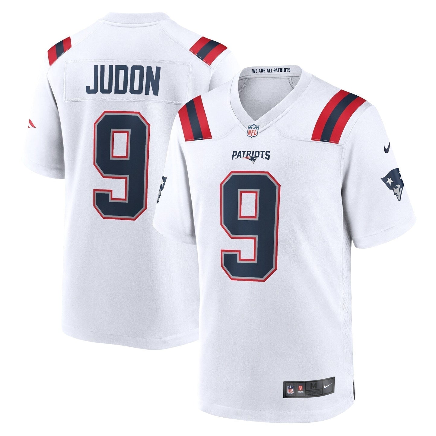 Matthew Judon New England Patriots Game Jersey - White football jersey product view 1