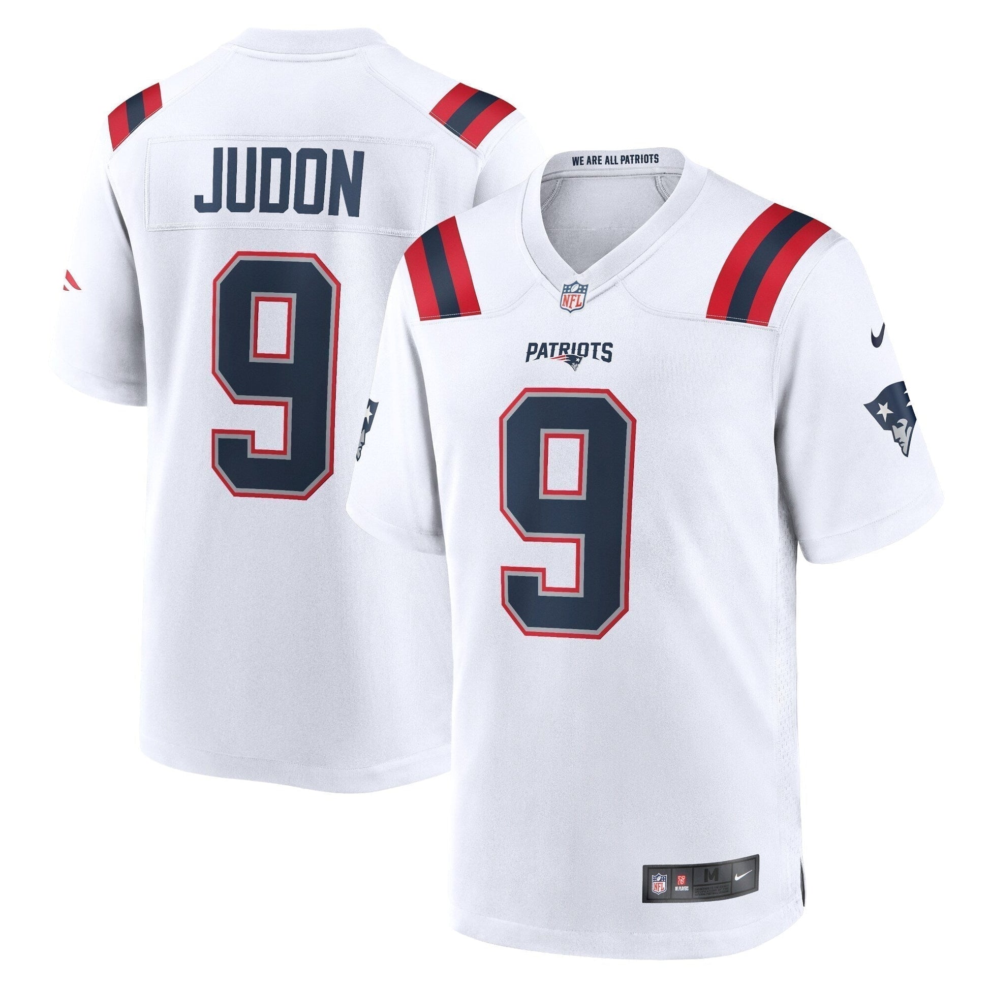 Matthew Judon New England Patriots Game Jersey - White football jersey product view 1