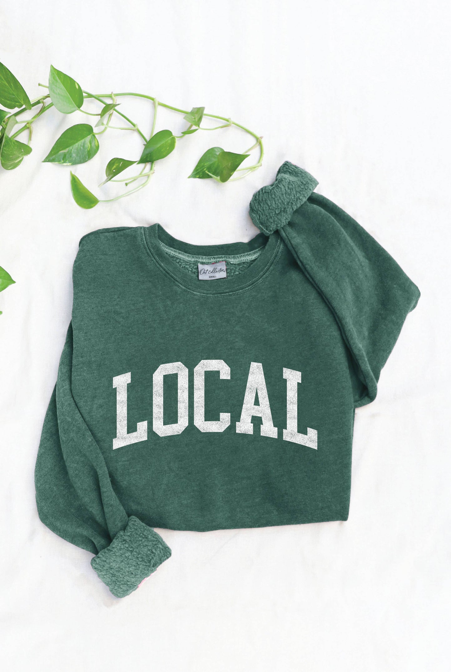 Local  Mineral Washed Graphic Sweatshirt Unisex T-shirt, Sweatshirt, Hoodie, Long Sleeve Tee - T-Shirt, Sweatshirt, Hoodie
