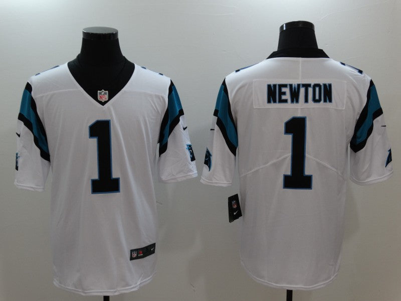 Men's Carolina Panthers Cam Newton White Game Jersey football jersey product view 1