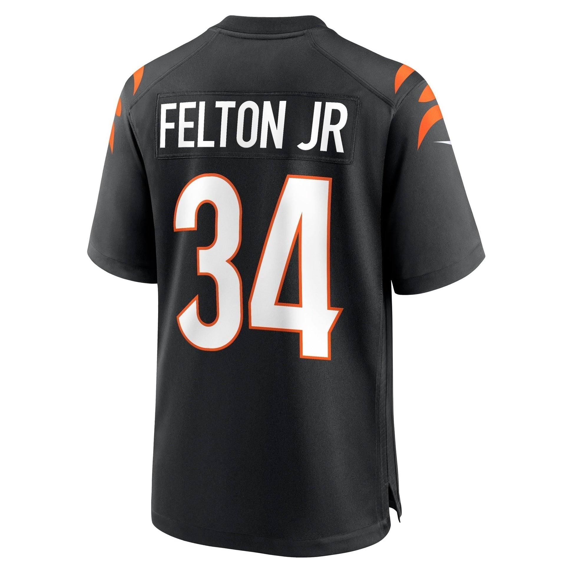 Demetric Felton Jr. Cincinnati Bengals Team Game Jersey - Black football jersey product view 3