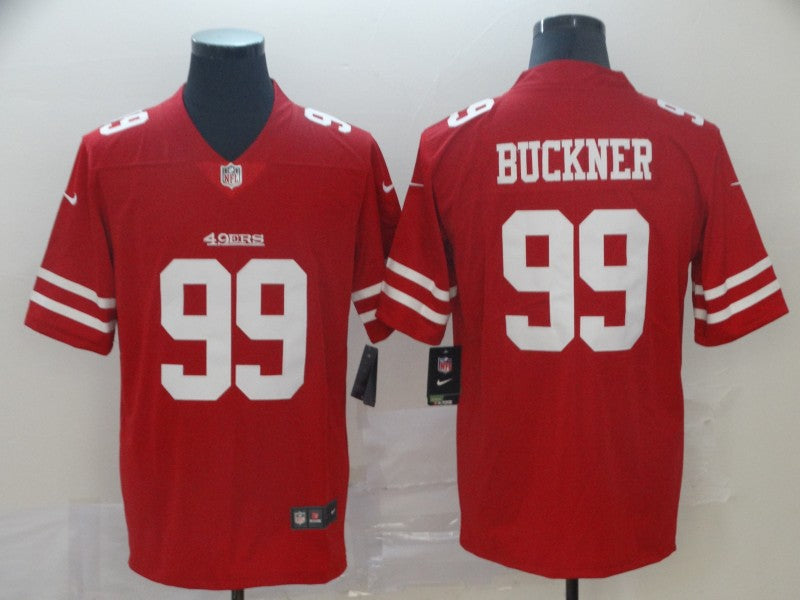Men's San Francisco 49ers DeForest Buckner Red Game Jersey football jersey product view 1