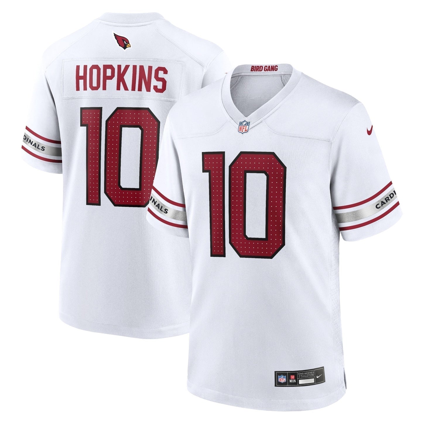 DeAndre Hopkins Arizona Cardinals Game Jersey - White football jersey product view 1