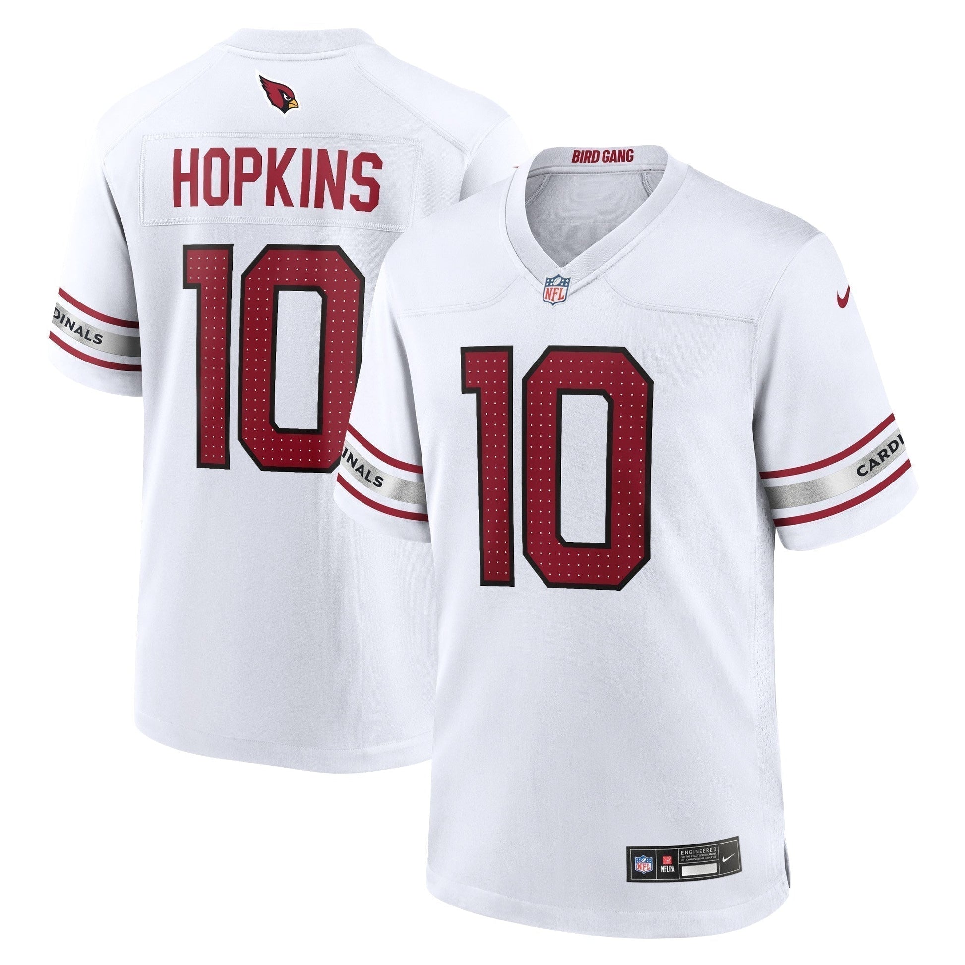 DeAndre Hopkins Arizona Cardinals Game Jersey - White football jersey product view 1
