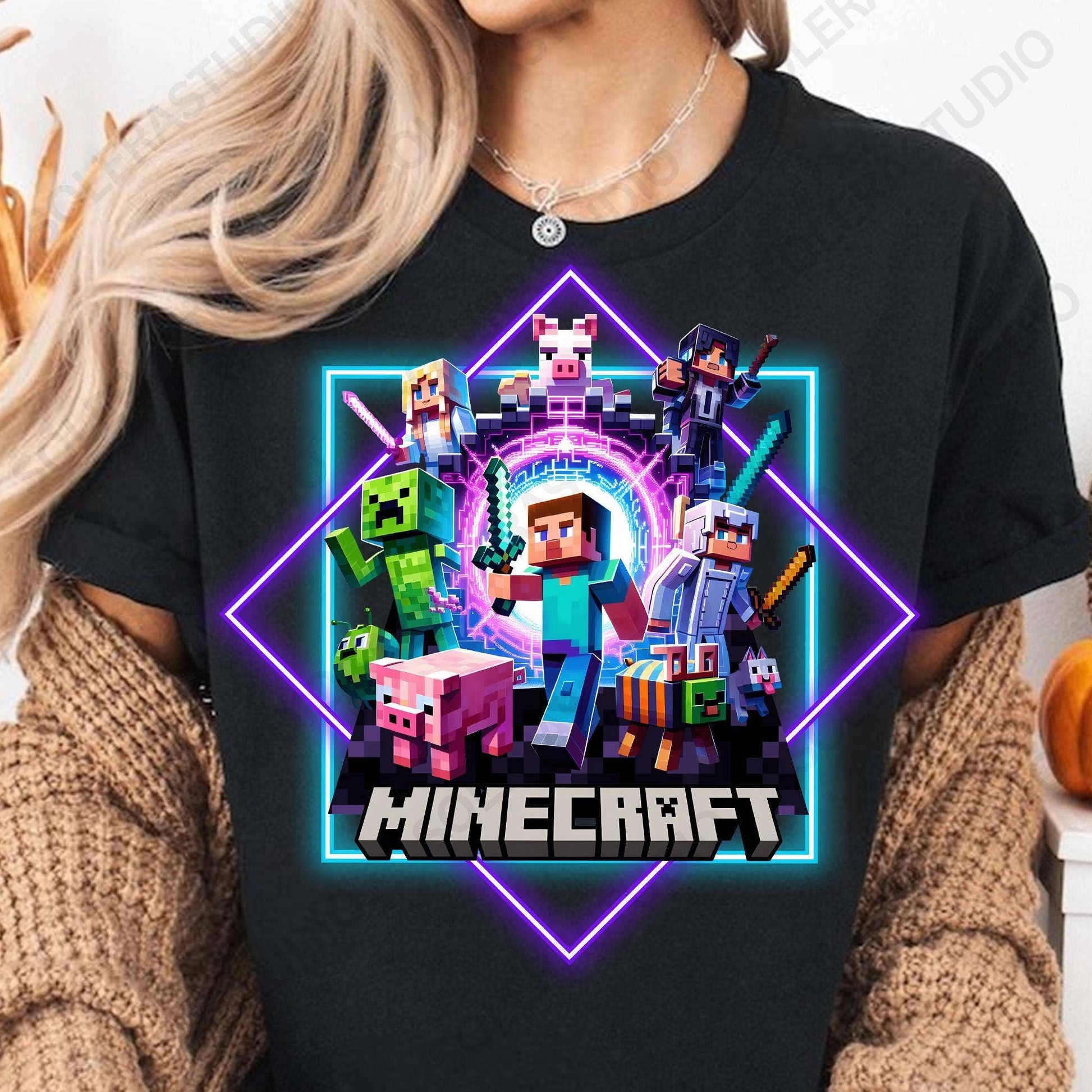 Heroes Unite Pixel Gamer Squad Group Shot Tee Unisex T-shirt, Sweatshirt, Hoodie, Long Sleeve Tee - T-Shirt, Sweatshirt, Hoodie