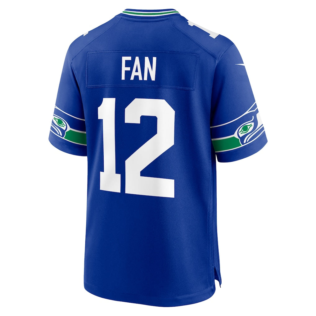 S.Seahawks #12 12s Fan Royal Alternate 50th Season Game Jersey football jersey product view 1