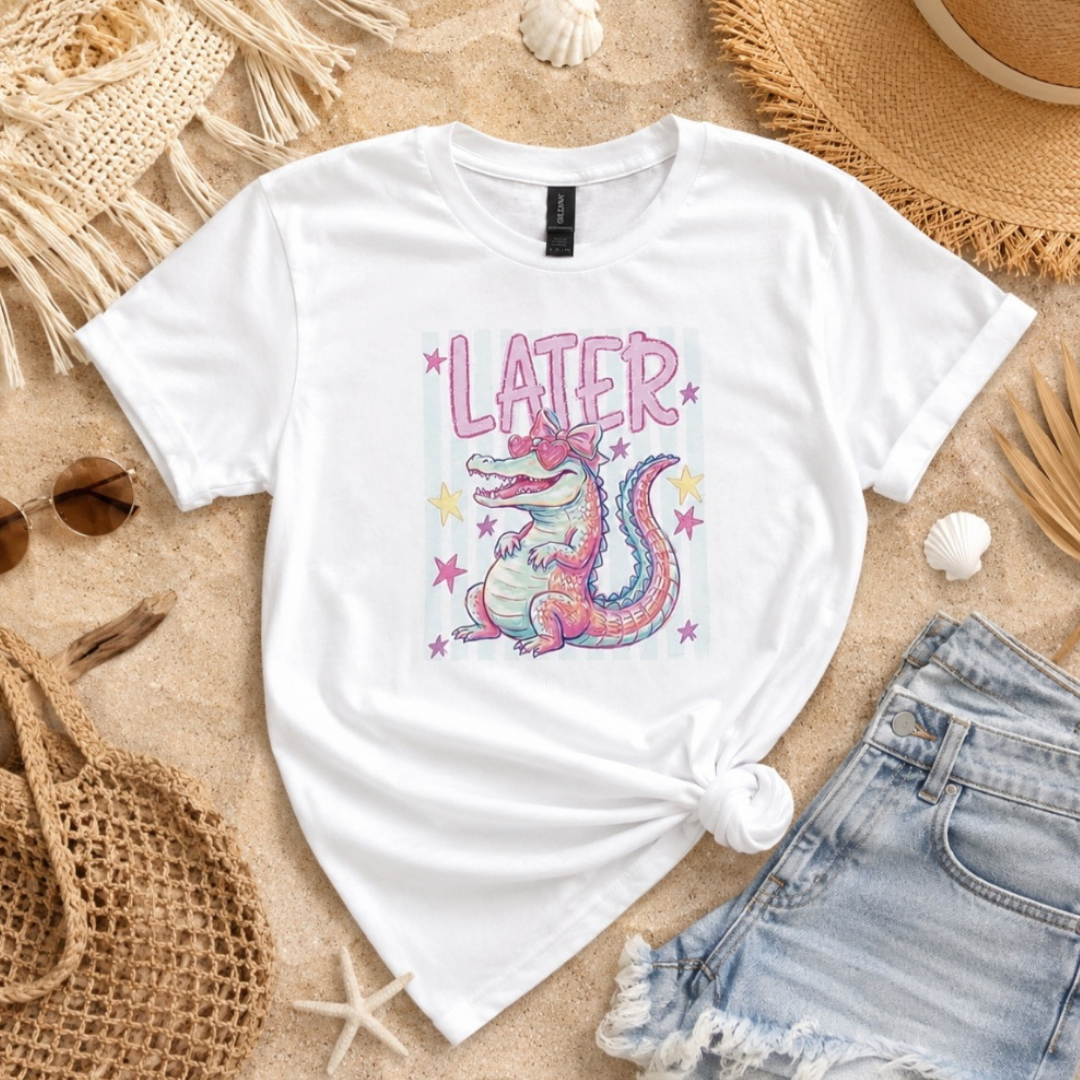 Retro Later Alligator Later Gator Trendy Graphic Tee Unisex T-shirt, Sweatshirt, Hoodie, Long Sleeve Tee - T-Shirt, Sweatshirt, Hoodie