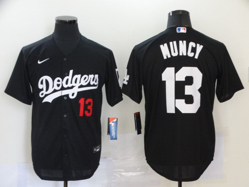Men's Los Angeles Dodgers Max Muncy Black Stitched Jersey baseball jersey product view 1