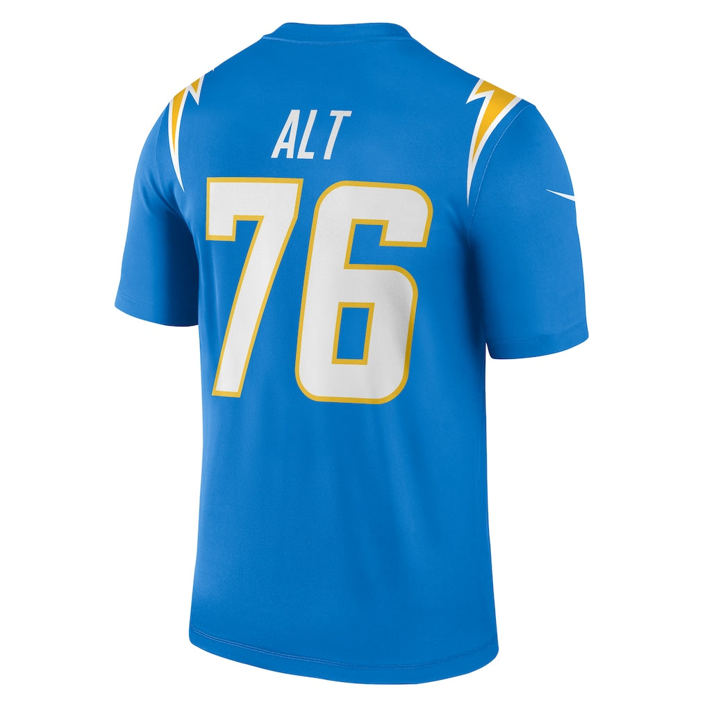 LA.Chargers #76 Joe Alt Powder Blue Legend Player Performance Top Jersey football jersey product view 1