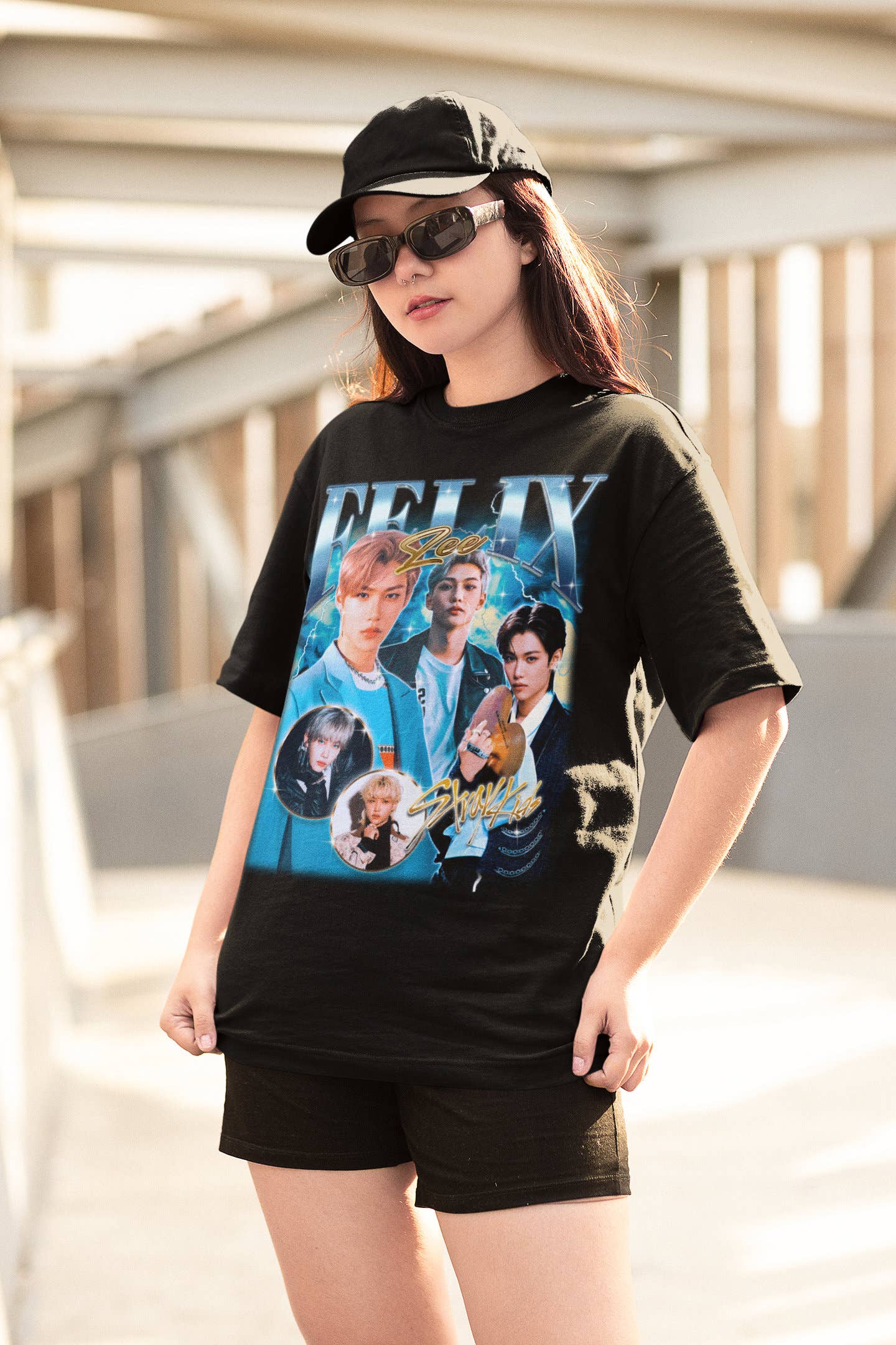 Hyunjin Retro Stray Kids T-Shirt Kpop Gift For Her or Him Sk Unisex T-shirt, Sweatshirt, Hoodie, Long Sleeve Tee - T-Shirt, Sweatshirt, Hoodie