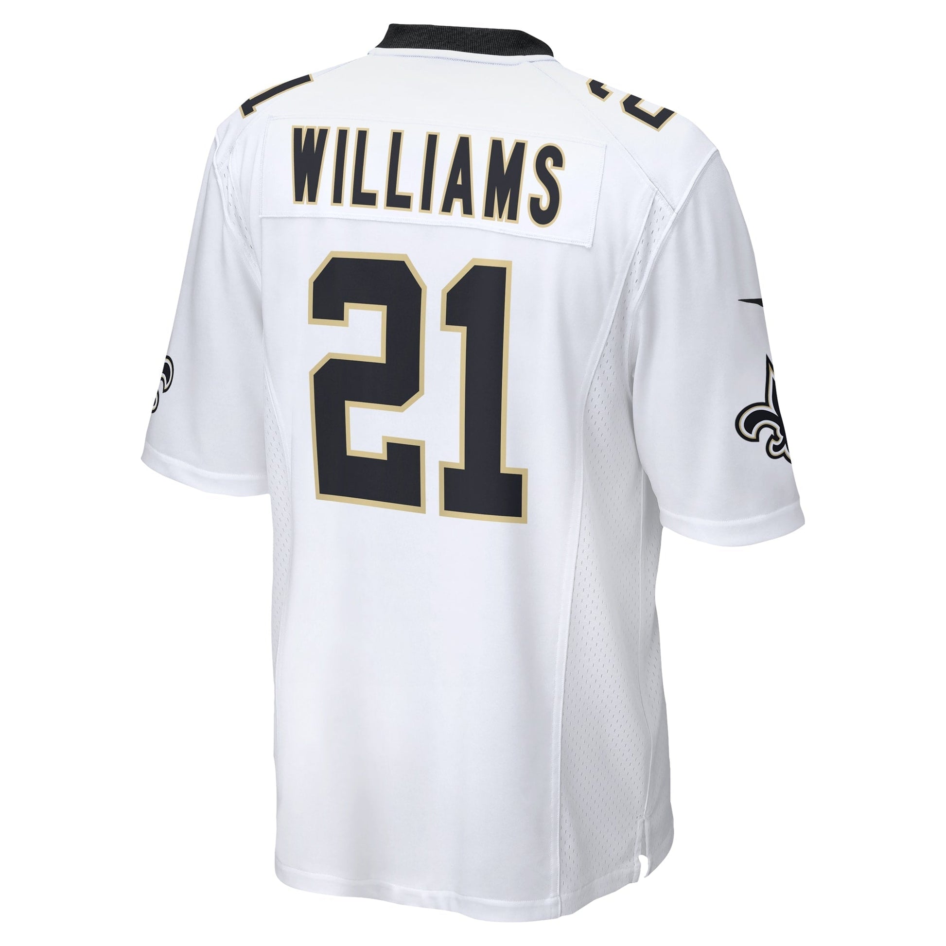 Jamaal Williams New Orleans Saints Team Game Jersey - White football jersey product view 3