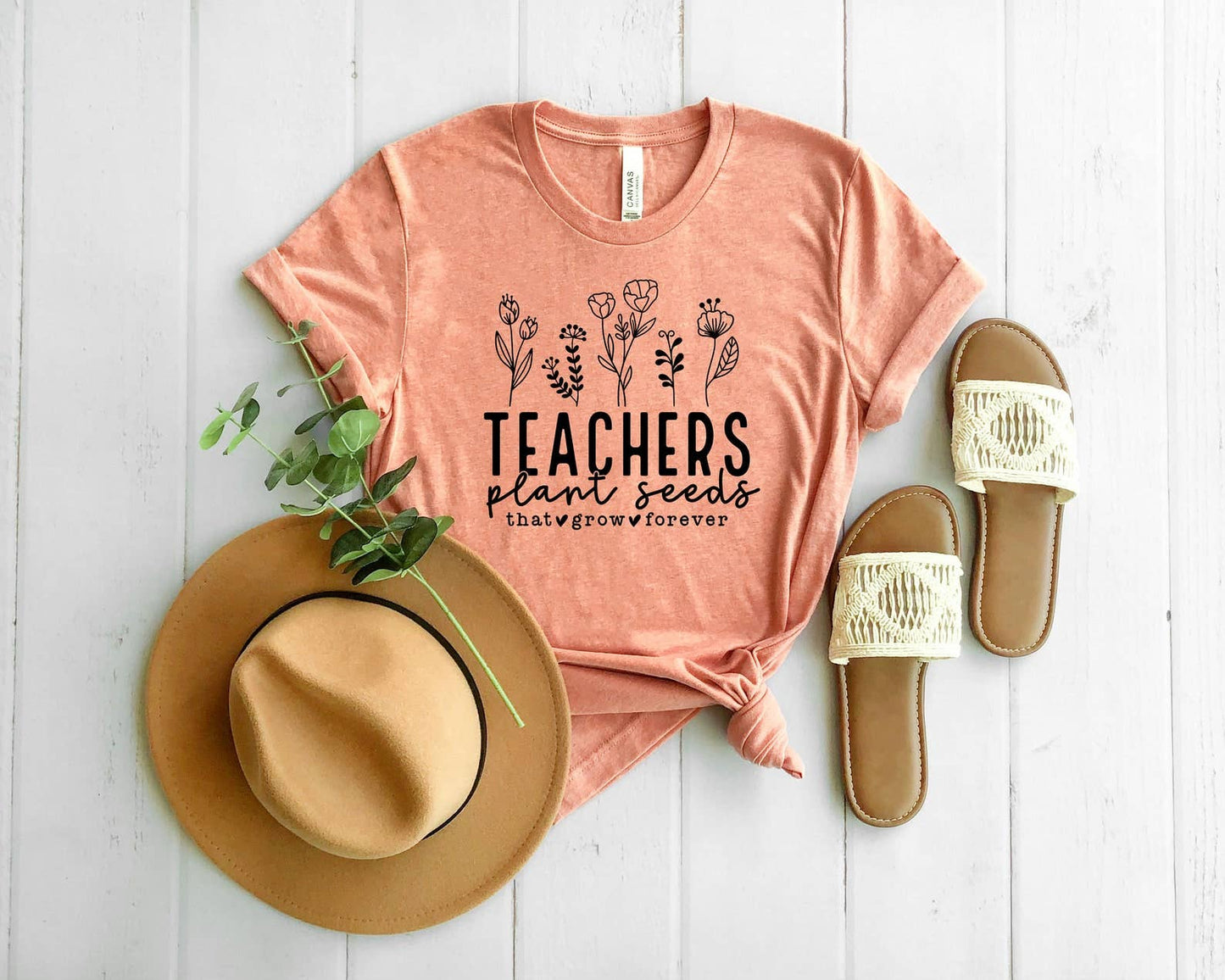 Teachers Plant Seeds T-Shirt Unisex T-shirt, Sweatshirt, Hoodie, Long Sleeve Tee - T-Shirt, Sweatshirt, Hoodie